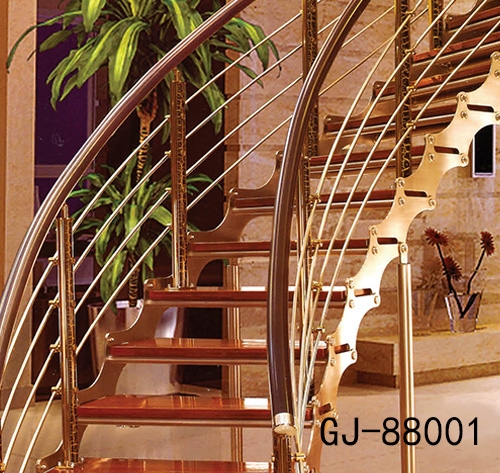 鎮江別墅不鏽鋼樓梯（tī）