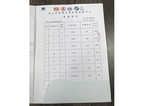 檢測報告